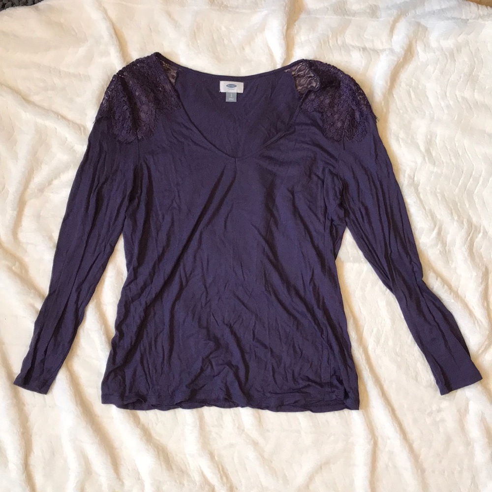 purple old navy long sleeve